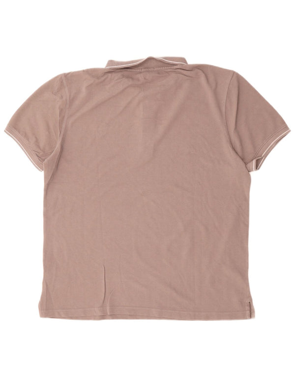 Męska koszulka polo XL BLAUER, szara, bawełniana