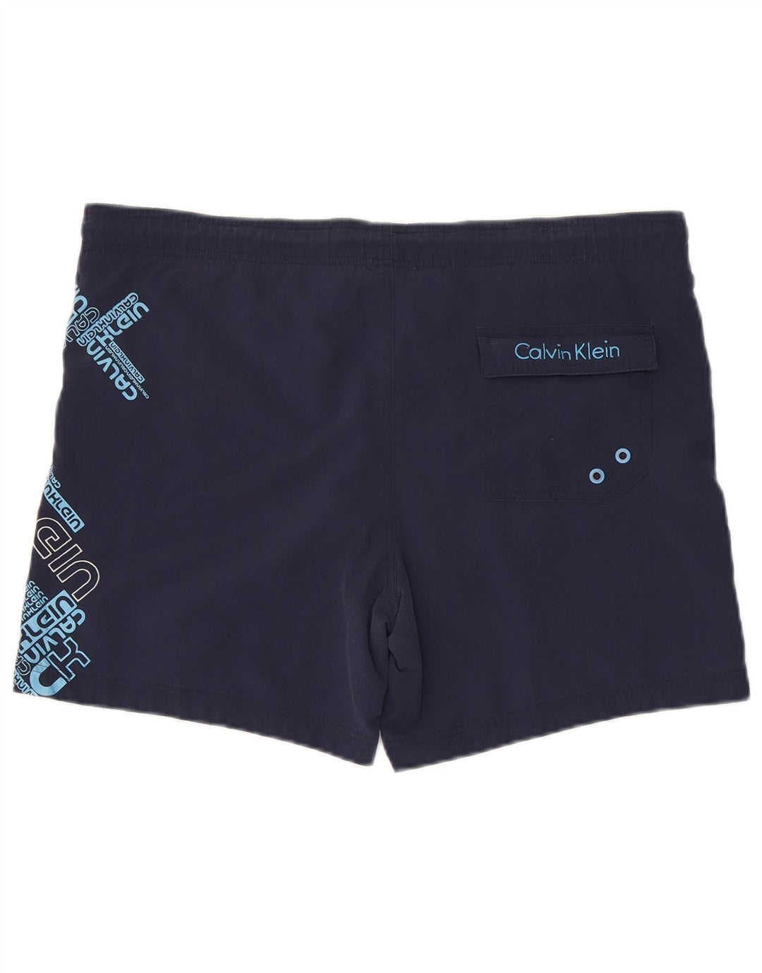 Męskie spodenki pływackie Calvin Klein Średni granatowy nylon