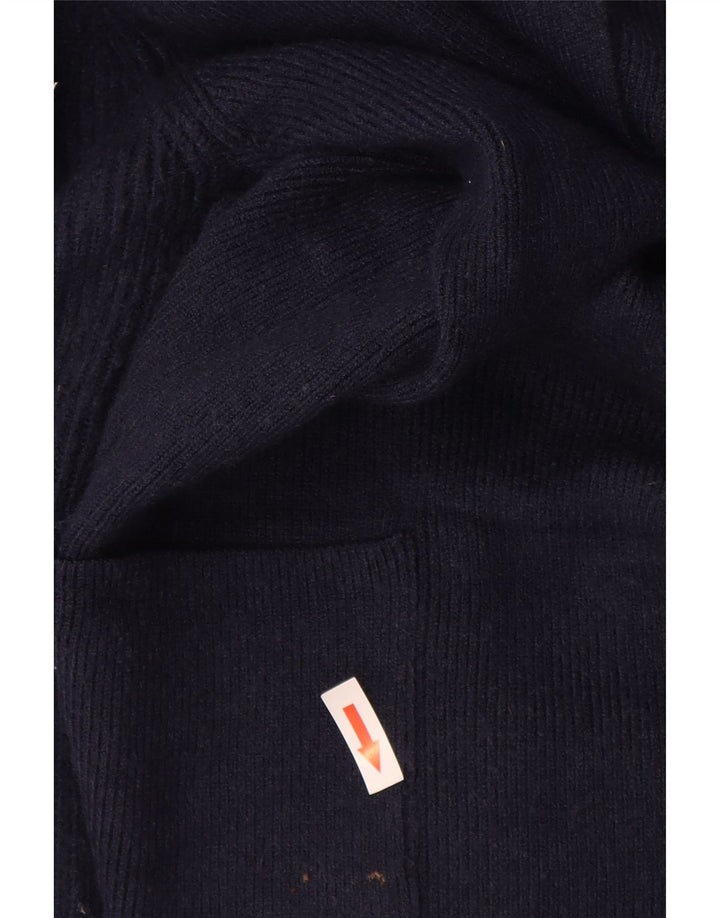 Sweter damski Marks & Spencer Longline Open Cardigan UK 16, duży, granatowy