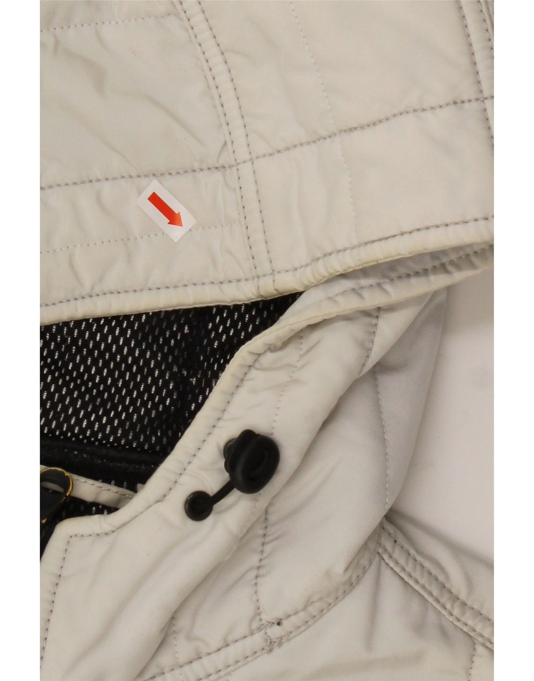 REFRIGIWEAR Damska kurtka bomberka z kapturem UK 14 Średni biały poliamid