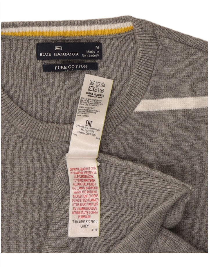 Sweter damski Marks & Spencer z okrągłym dekoltem, UK 14, średni szary