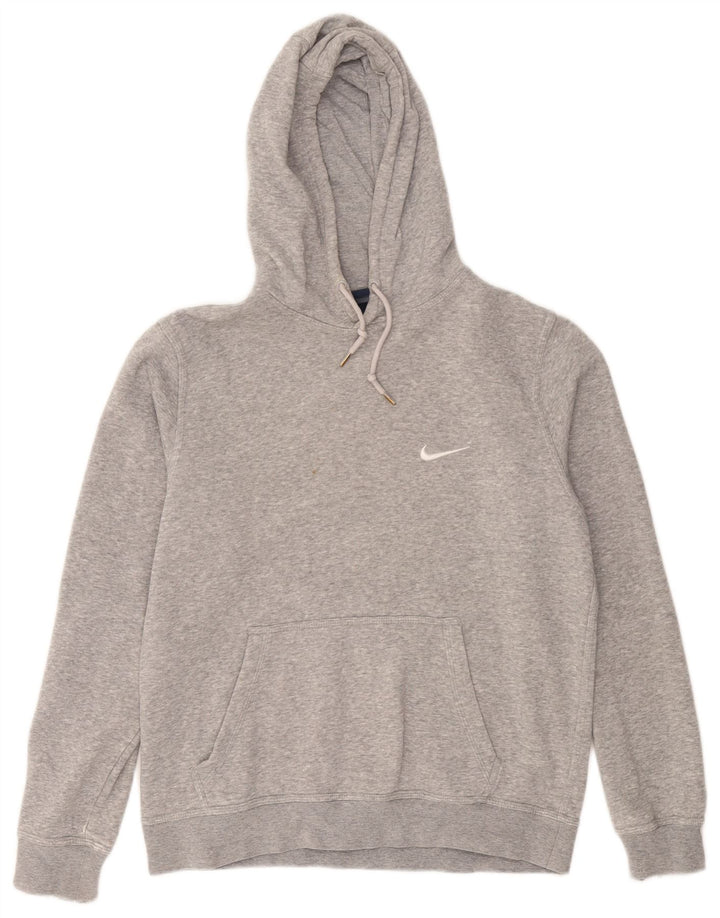 Męski sweter z kapturem Nike, średnioszary, bawełniany