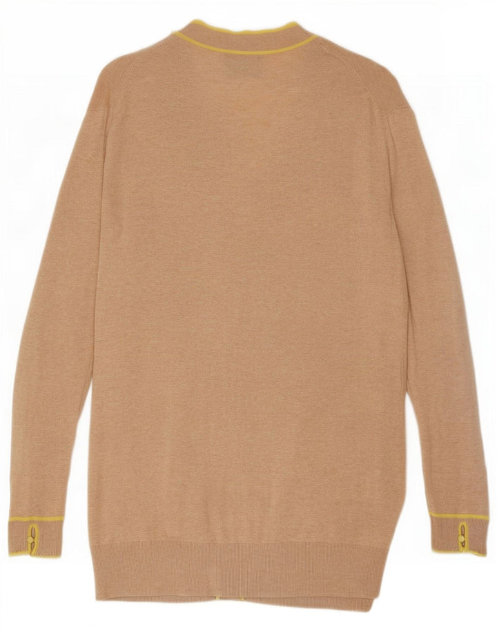 Sweter damski Massimo Dutti UK 12, średni beż, bawełna z plamkami
