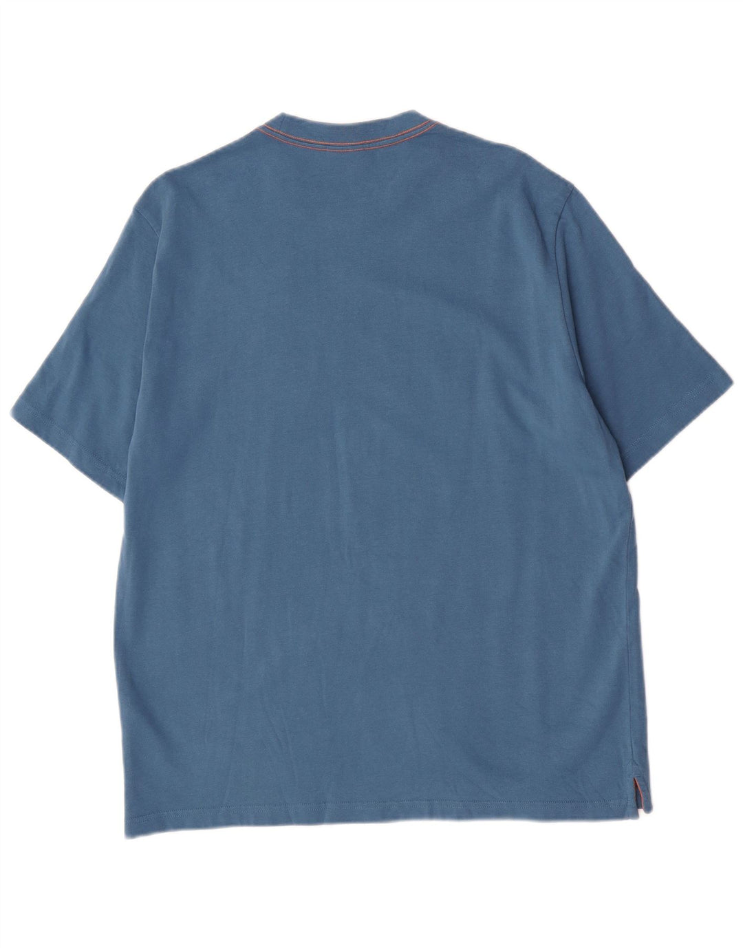 Męski T-shirt z grafiką Paul Smith, duży, niebieski, bawełniany