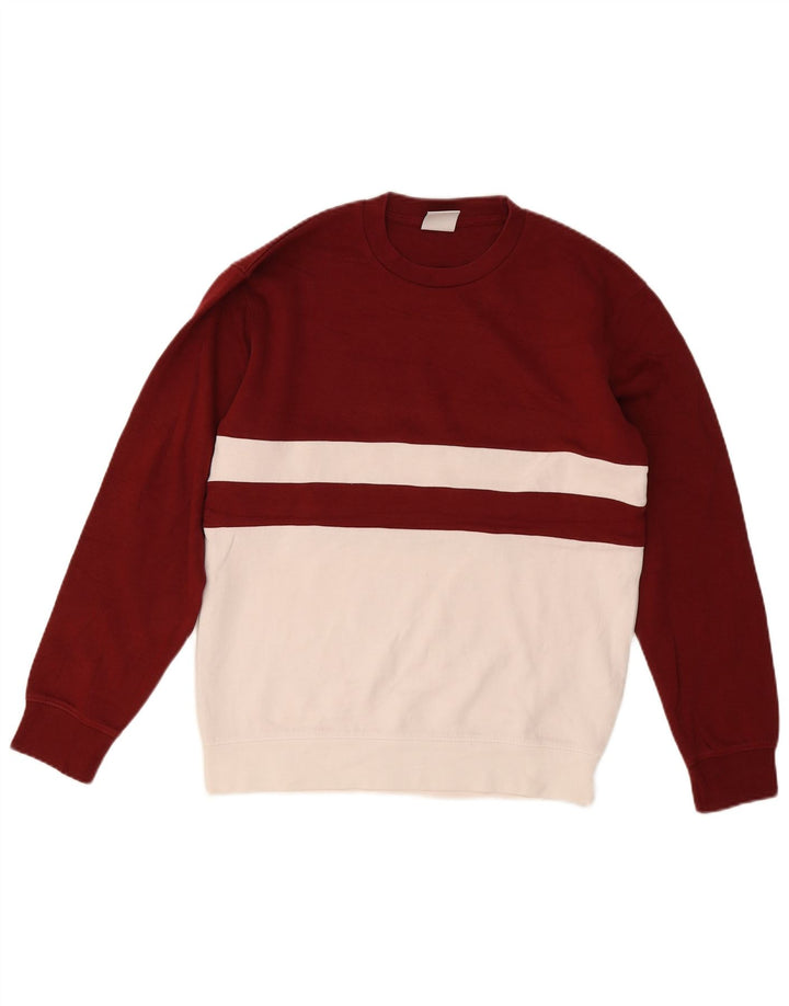 Bluza męska Zara, bawełniana, w kolorze średniego bordowego koloru
