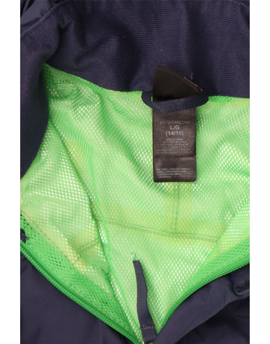 Chłopięca kurtka przeciwdeszczowa z kapturem The North Face 14-15 lat, granatowa