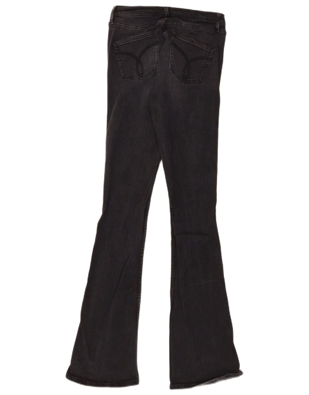 Damskie dżinsy Calvin Klein Slim Bootcut W28 L32 Czarny Lyocell