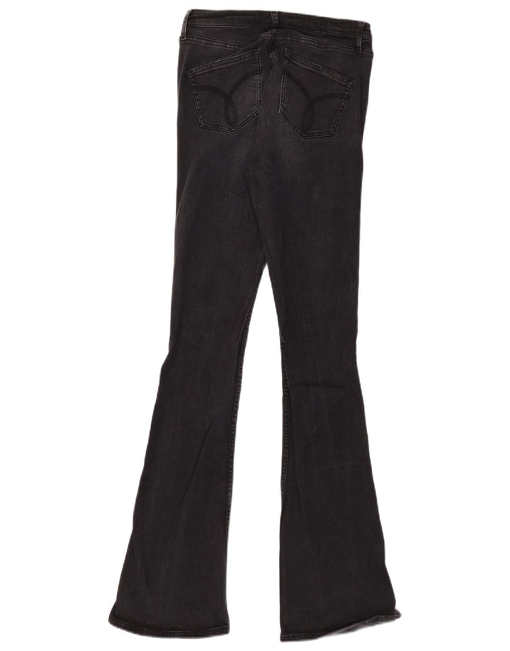 Damskie dżinsy Calvin Klein Slim Bootcut W28 L32 Czarny Lyocell