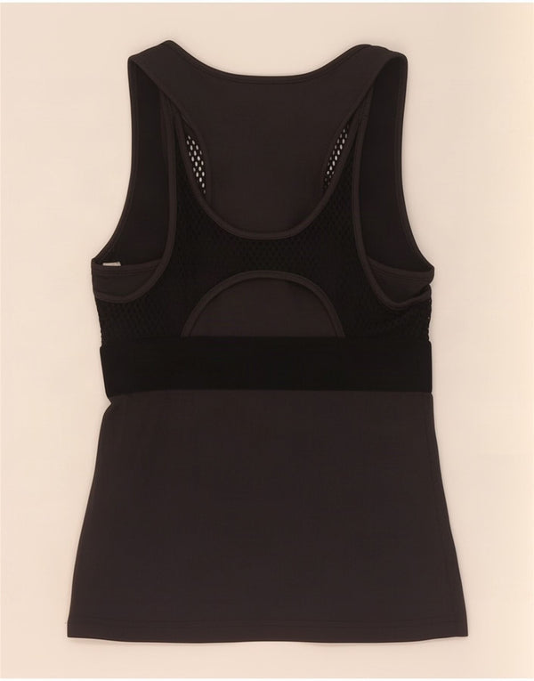 Damska kamizelka Adidas Climalite Top UK 4/6 XS Czarny poliester
