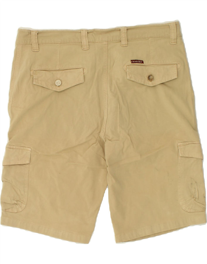 CARRERA Womens Cargo Shorts W34 Large Beige Cotton Vintage Carrera and Second-Hand Carrera from Messina Hembry 
