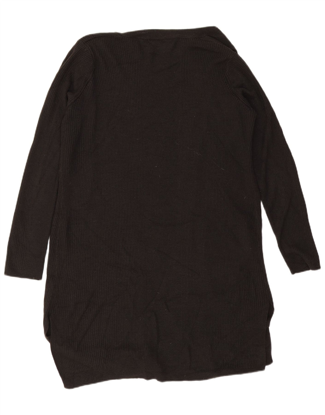 Marks & Spencer Damski sweter rozpinany o długim kroju, UK 16, duży, czarny