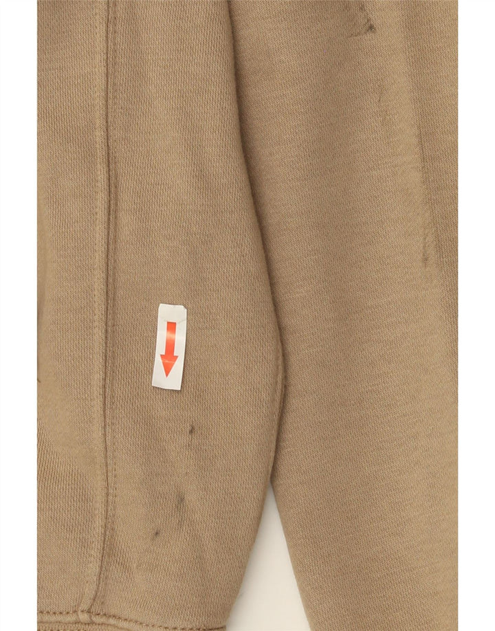 Męski sweter z kapturem Nike, mały, beżowy, bawełniany