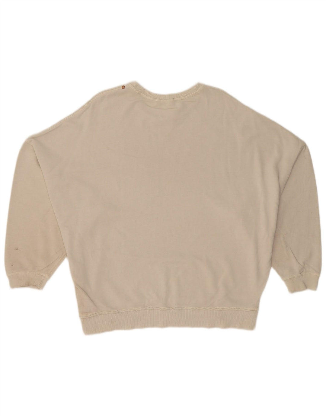 Damska bluza oversize Diesel z grafiką UK 12, średnia, biała w kwiaty