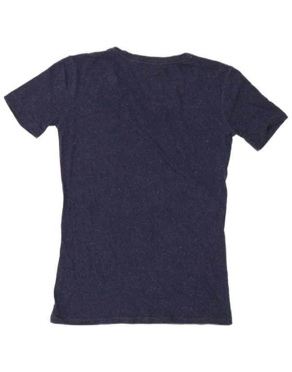 Damska koszulka Carhartt o swobodnym kroju, US 16/18 XL, granatowa, nakrapiana