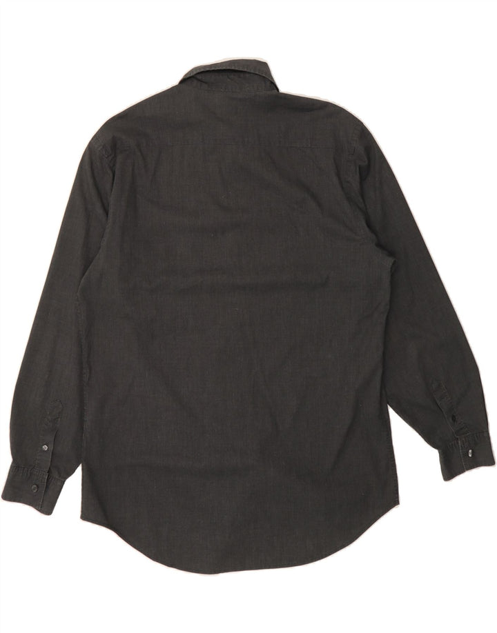 CALVIN KLEIN Mens Shirt XL Grey Cotton Vintage Calvin Klein and Second-Hand Calvin Klein from Messina Hembry 