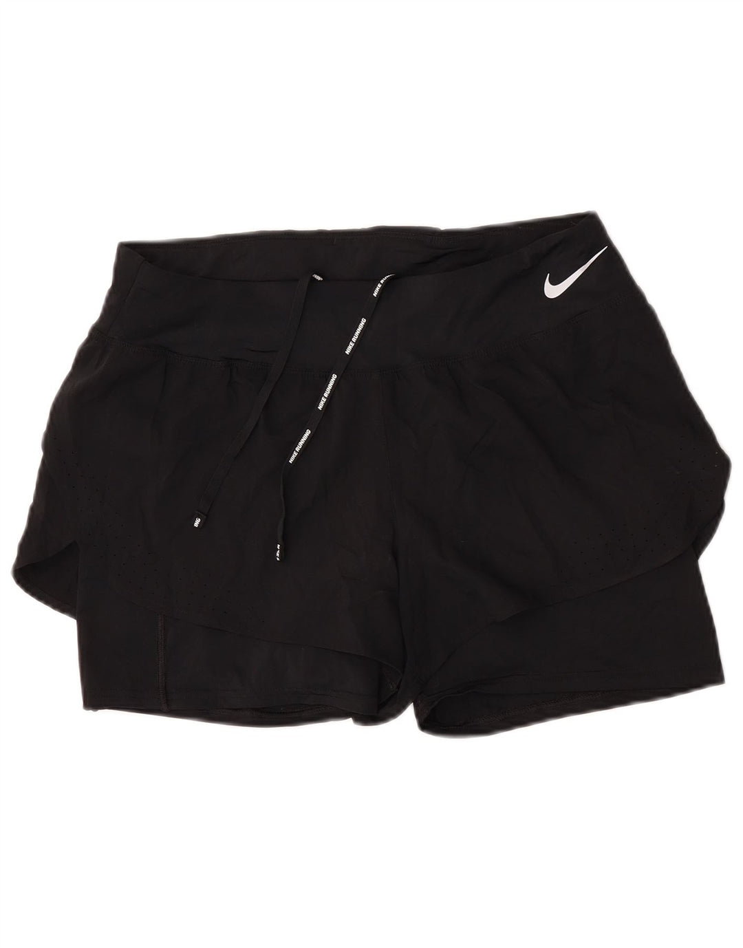 Damskie spodenki sportowe Nike Dri Fit UK 14, duże, czarne, poliestrowe