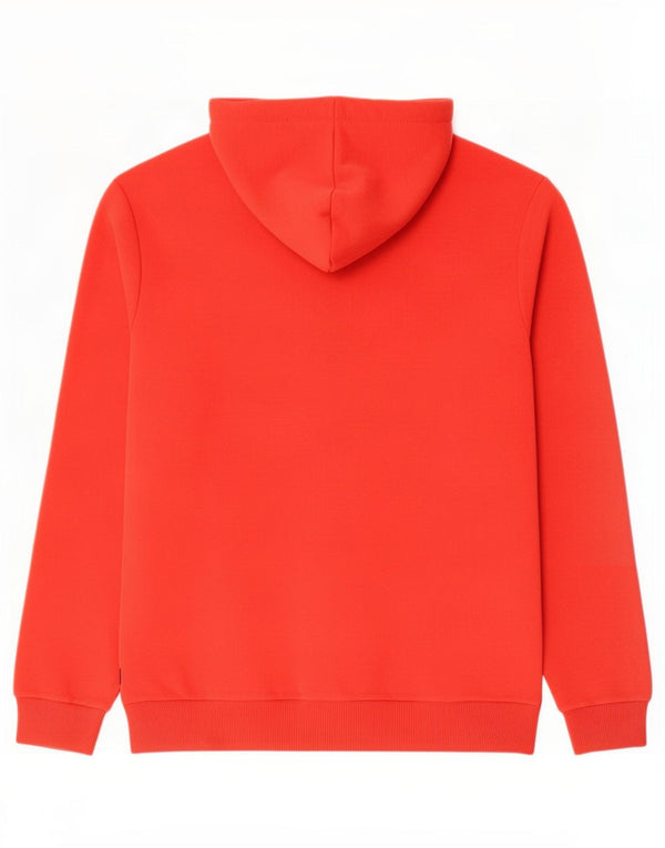 Męski sweter z kapturem Puma z grafiką, duży, czerwony, bawełniany