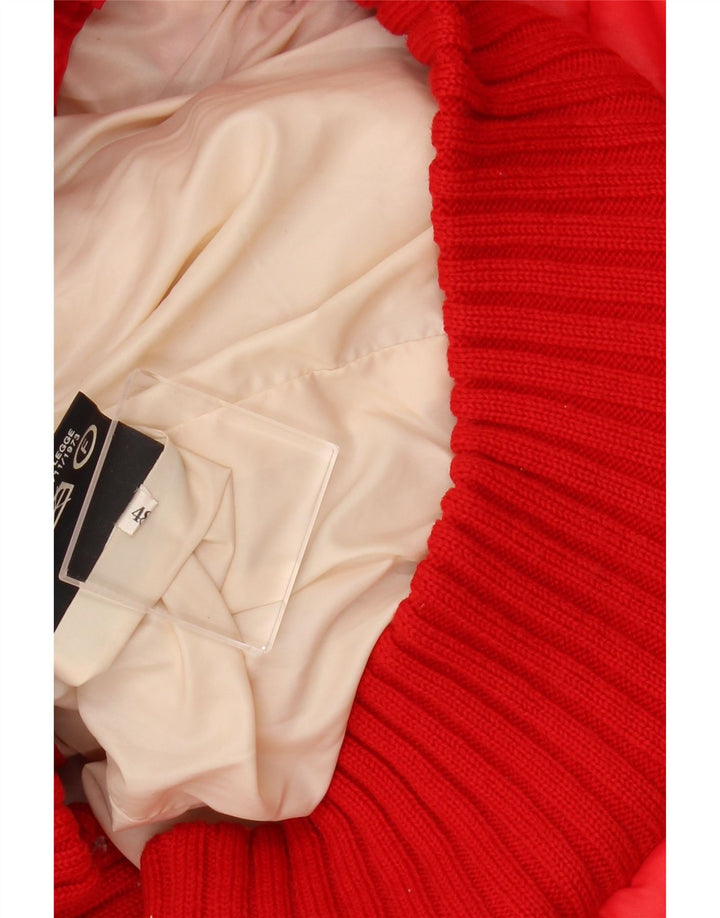 Męska ocieplana kurtka z kapturem RADICI IT 48 Średni czerwony poliamid