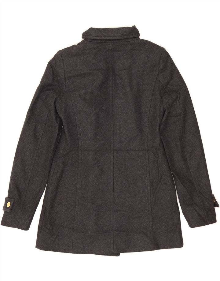 MICHAEL KORS Womens Loose Fit Overcoat UK 6 XS Grey Wool Vintage Michael Kors and Second-Hand Michael Kors from Messina Hembry 