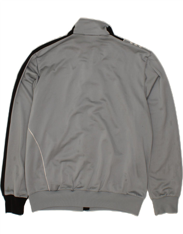 ADIDAS Mens Tracksuit Top Jacket UK 36/38 Small Grey Colourblock Polyester Vintage Adidas and Second-Hand Adidas from Messina Hembry 