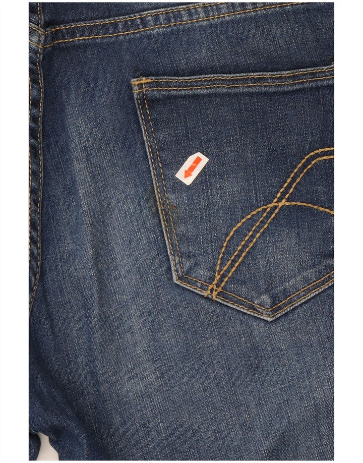 Damskie jeansy rozkloszowane typu Bootcut US 16 2XL W38 L33, niebieskie, bawełniane