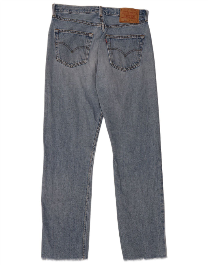 Męskie jeansy Levi's 501 Straight W33 L30 Niebieskie bawełniane