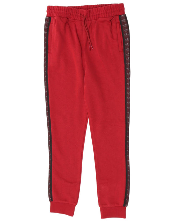 Adidas Dziewczęce Spodnie dresowe Joggery 13-14 lat XL Burgundowy blok kolorów