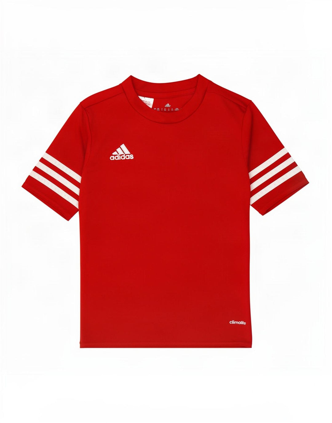Chłopięca koszulka Adidas Climalite Top 7-8 lat, mała, czerwona, poliester