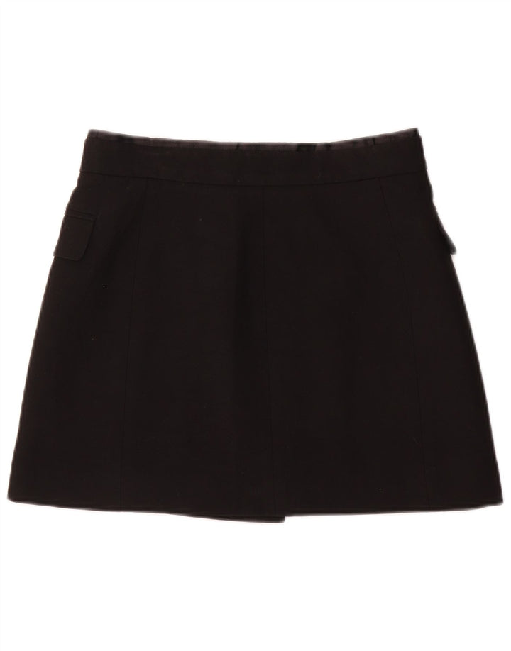 Zara Damska Spódnica Mini Wrap Mała W26 Czarna