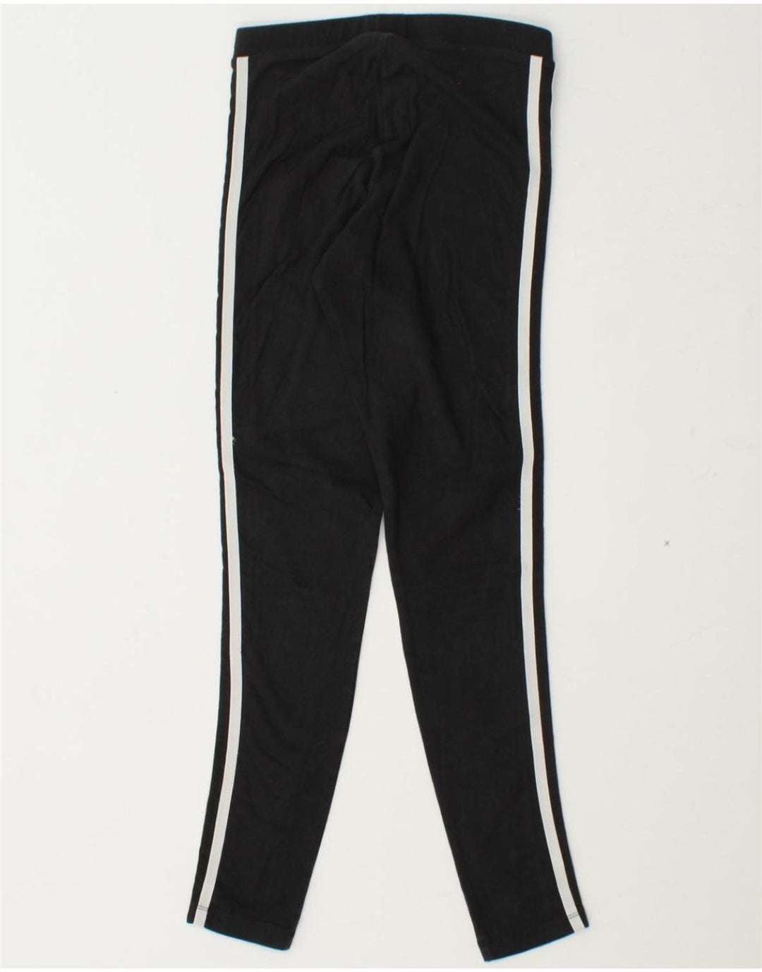 ADIDAS Womens Leggings UK 2 XS Black Cotton Vintage Adidas and Second-Hand Adidas from Messina Hembry 