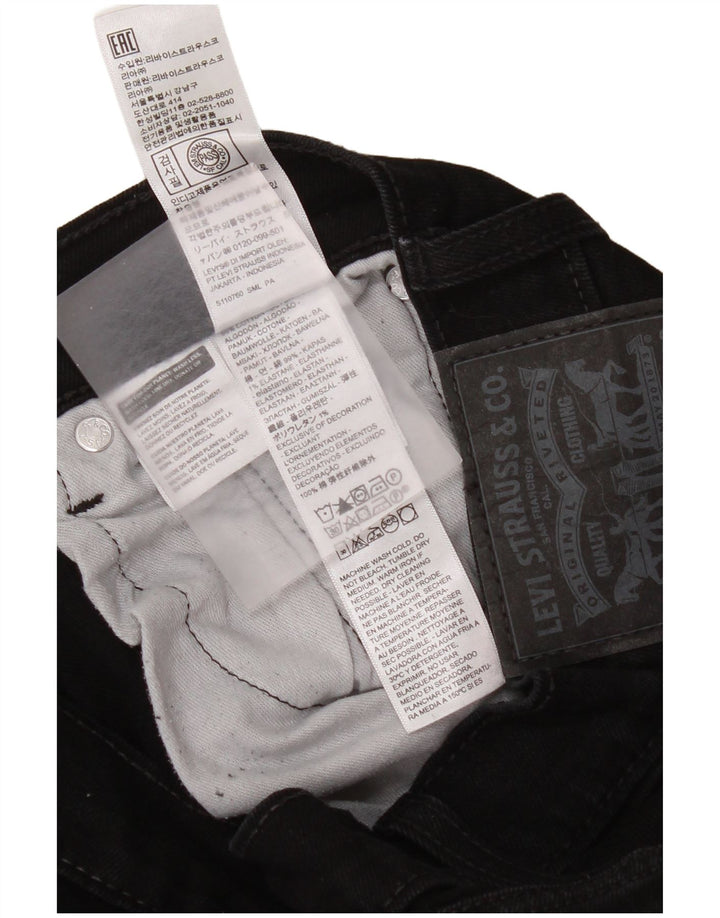 Męskie jeansy Levi's 510 Skinny W30 L30 Czarna bawełna