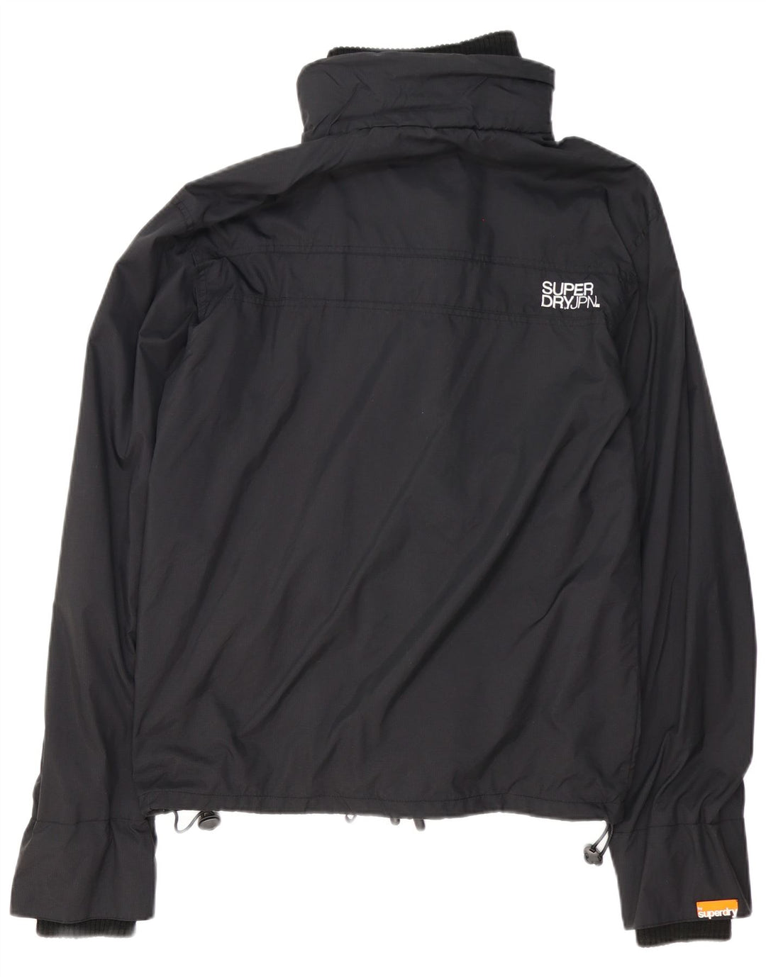 Męska kurtka przeciwdeszczowa Superdry Graphic UK 42 XL z czarnego nylonu