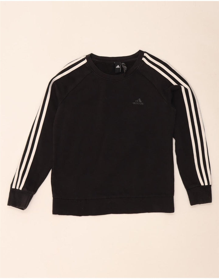 Bluza damska Adidas Jumper UK 12/14 Średnia czarna bawełna