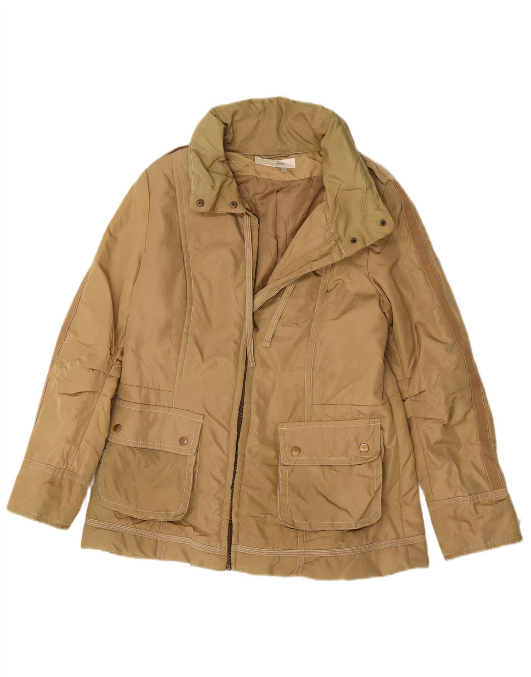 Kurtka damska Zara UK 18 XL, beżowy nylon