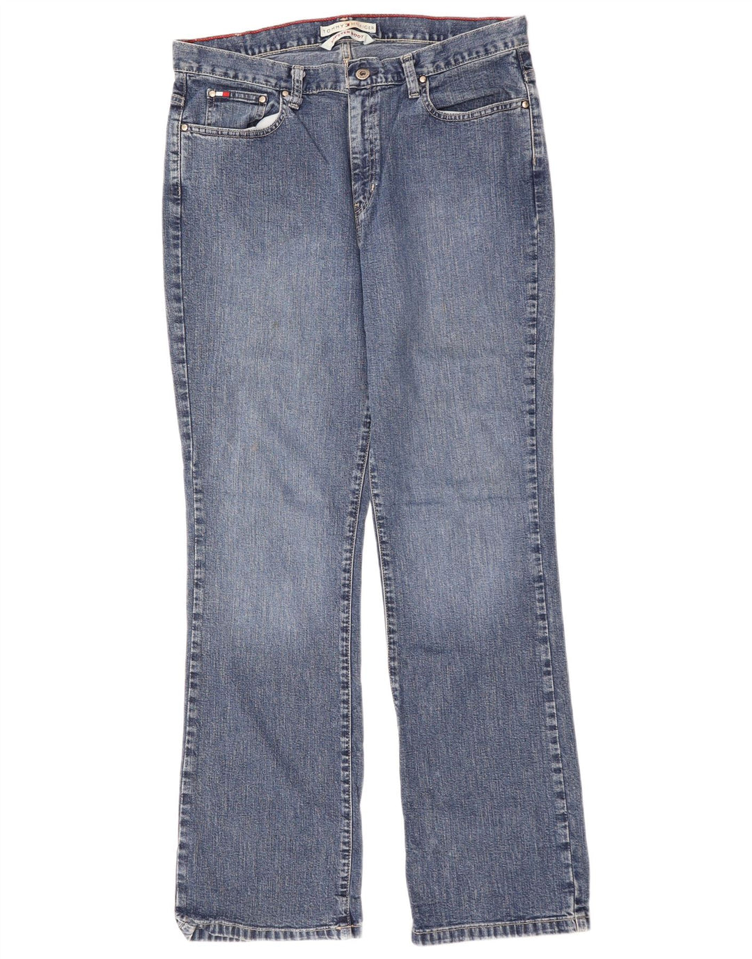 Damskie dżinsy TOMMY HILFIGER Hipster Bootcut W34 L31 Niebieskie