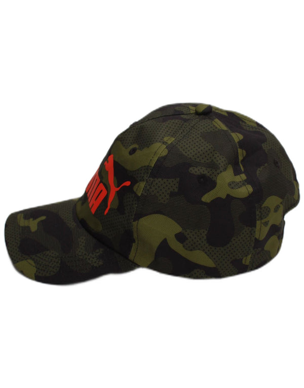 Chłopięca czapka z daszkiem Puma z grafiką, jeden rozmiar, zielona, poliestrowa