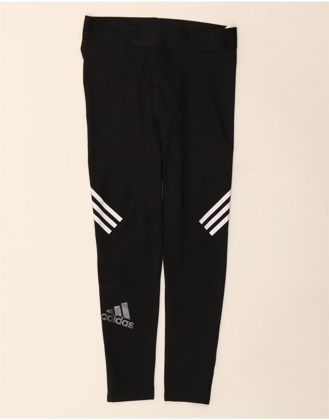 Damskie legginsy adidas Climacool Graphic UK 16, duże, czarne, poliestrowe