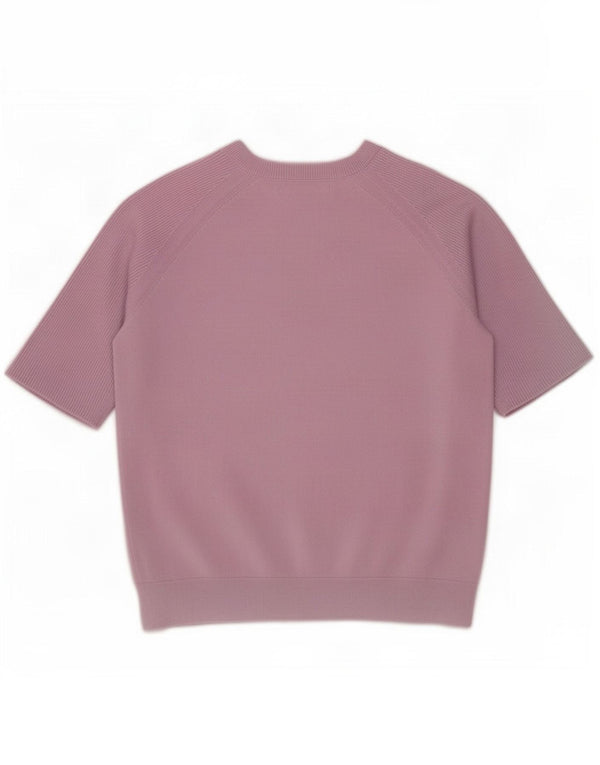 Marks & Spencer Damski sweter z dekoltem w łódkę, UK 12, średni fiolet