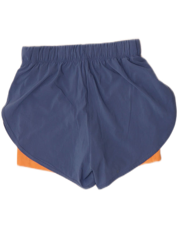 Damskie spodenki sportowe Nike Dri Fit UK 12, poliester w kolorze średnioniebieskim