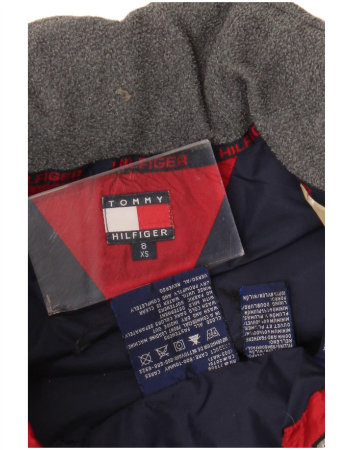 Chłopięca ocieplana kurtka Tommy Hilfiger 7-8 lat XS, beżowy nylon