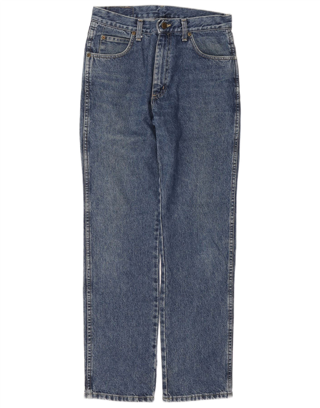 WRANGLER Męskie proste dżinsy o regularnym kroju W32 L32 Niebieskie, bawełniane