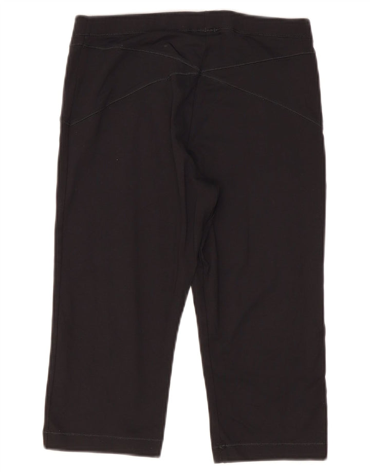 Damskie legginsy Adidas Capri UK 12 Średni czarny poliamid