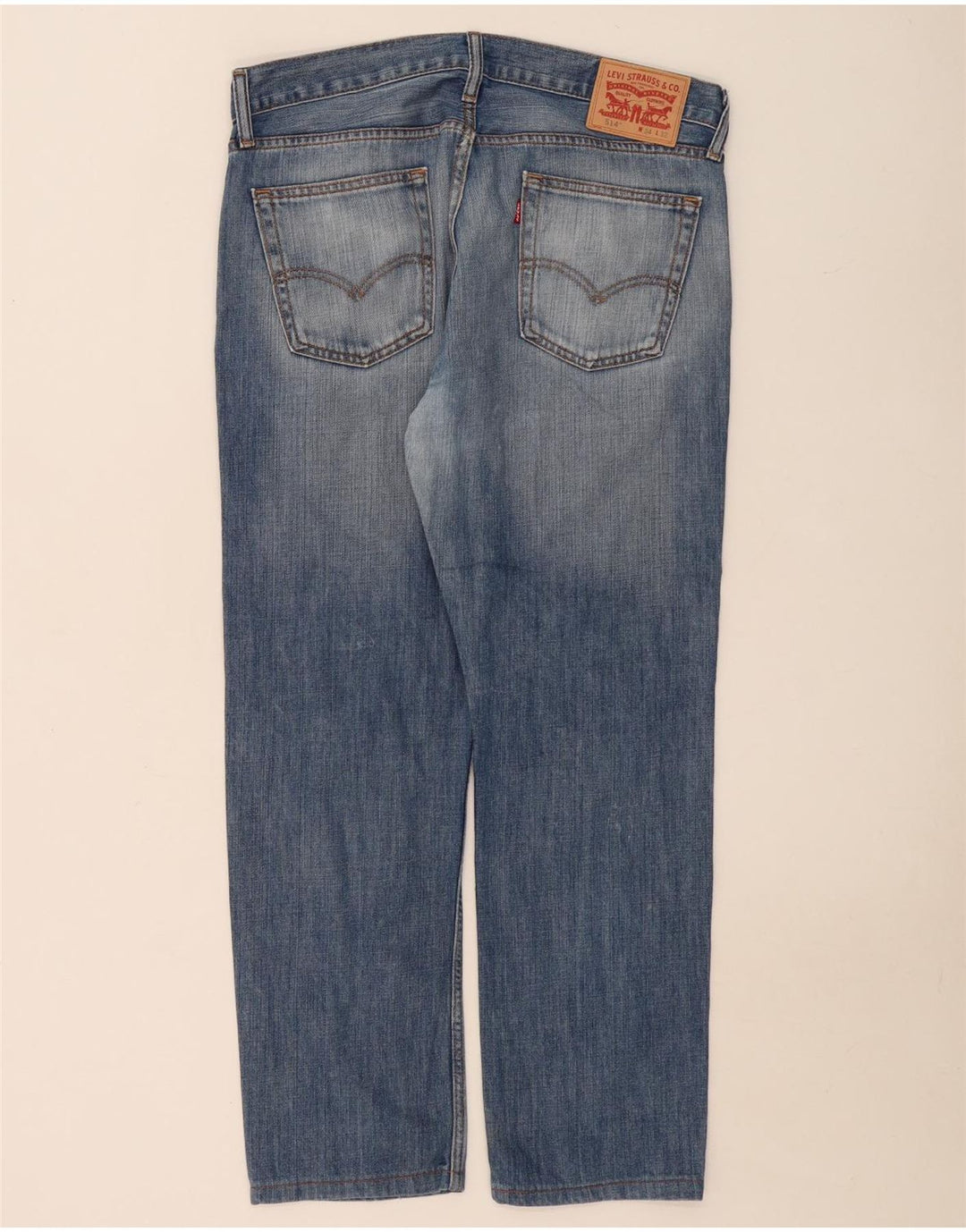 Męskie jeansy Levi's 514 Straight W34 L28 Niebieskie bawełniane