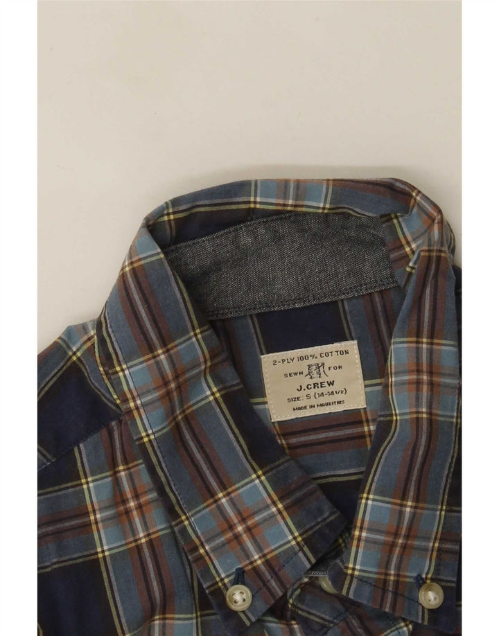 Koszula męska J. Crew, rozmiar 14, 1/2, mała, niebieska, bawełniana kratka