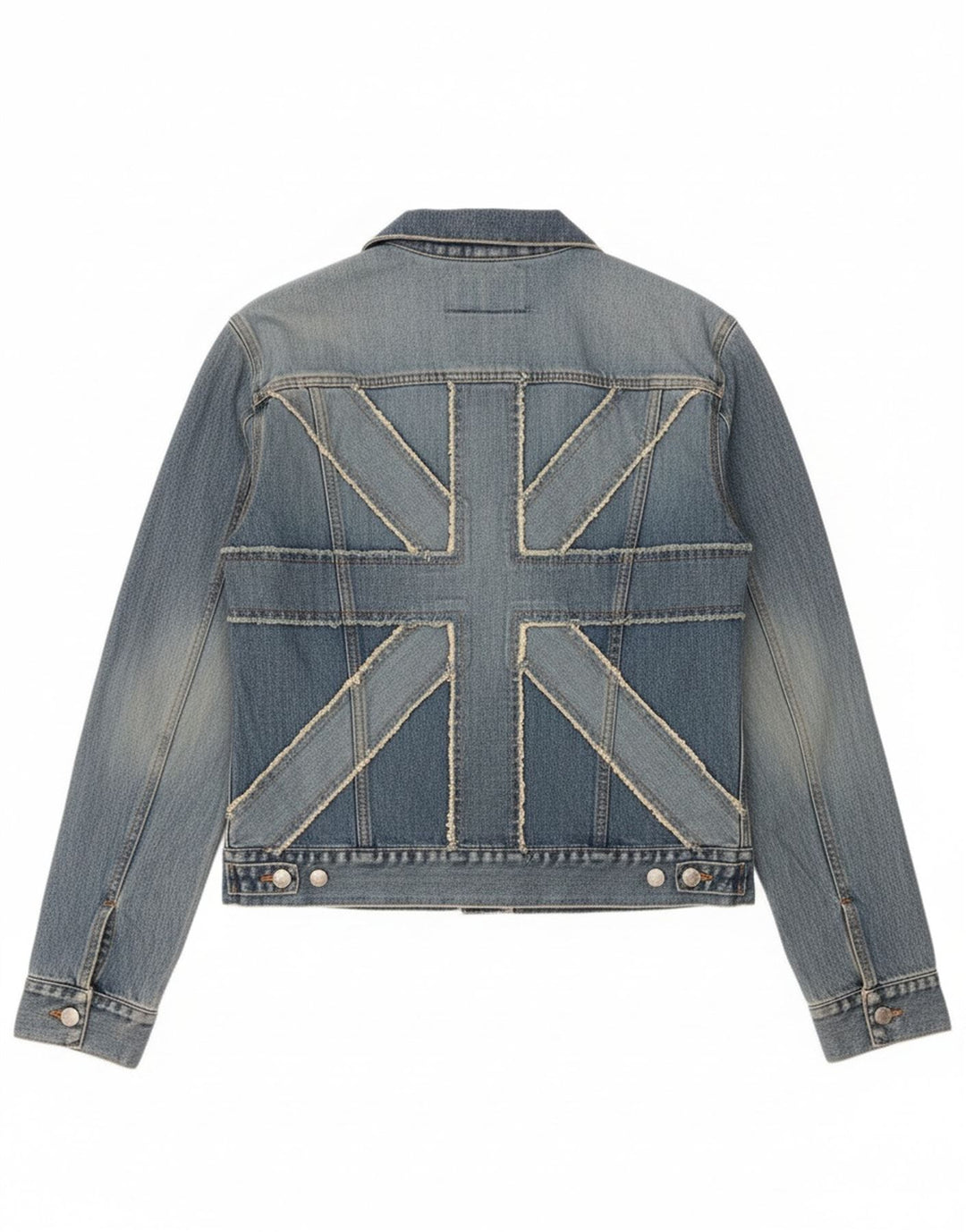 RICHMOND Womens Denim Jacket UK 16 Large Blue