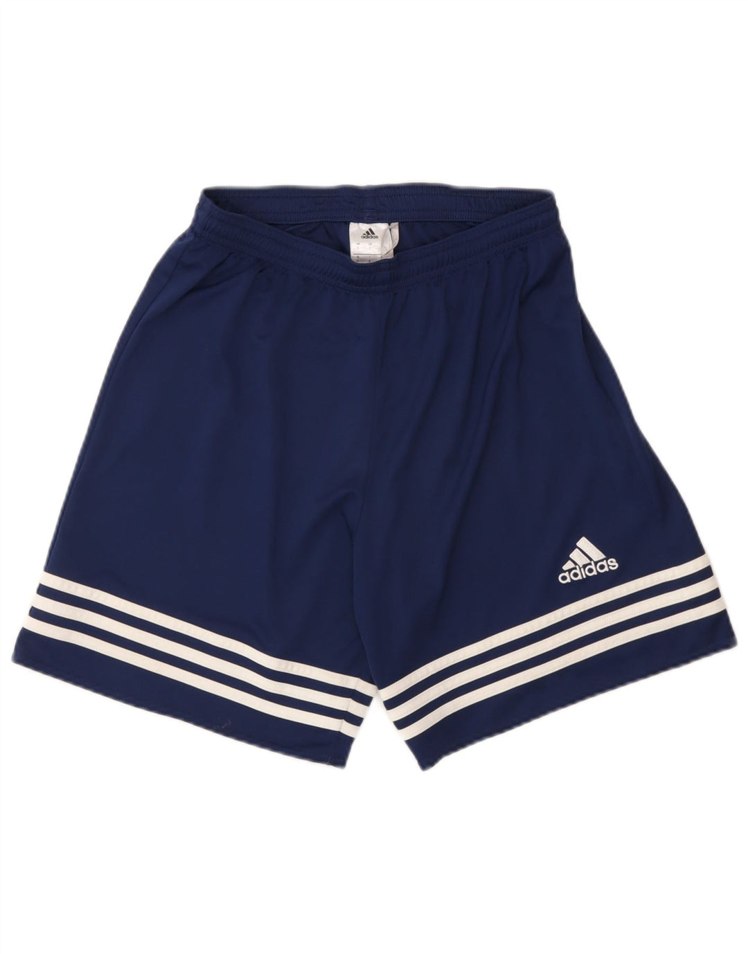 Męskie spodenki sportowe Adidas Climalite, małe, granatowe, poliestrowe