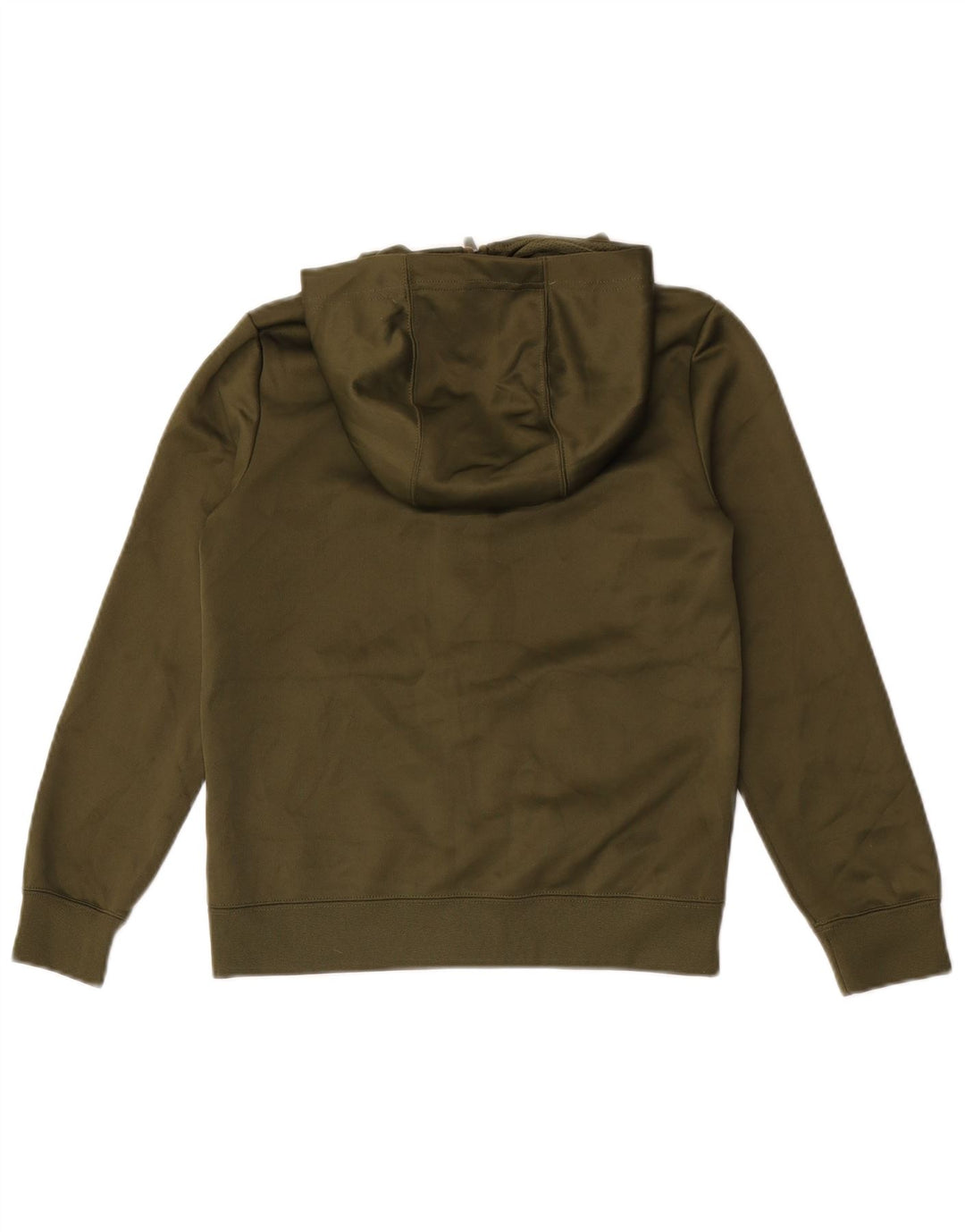 Chłopięcy sweter z kapturem i zamkiem Nike, 10-11 lat, średni, khaki, poliester