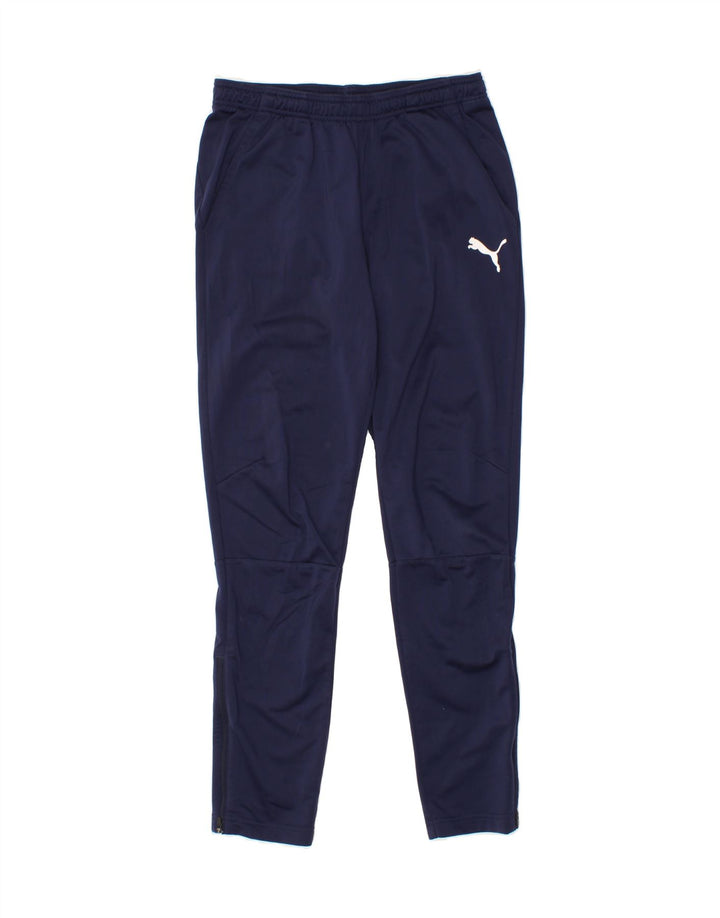 PUMA Mens Tracksuit Trousers Medium  Navy Blue Polyester Vintage Puma and Second-Hand Puma from Messina Hembry 