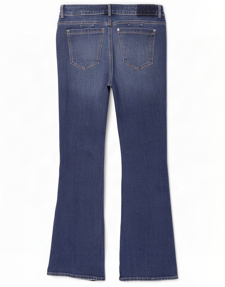 Marks & Spencer Damskie Magic Slim Flared Jeans UK 14 Large W30 L30 Niebieski