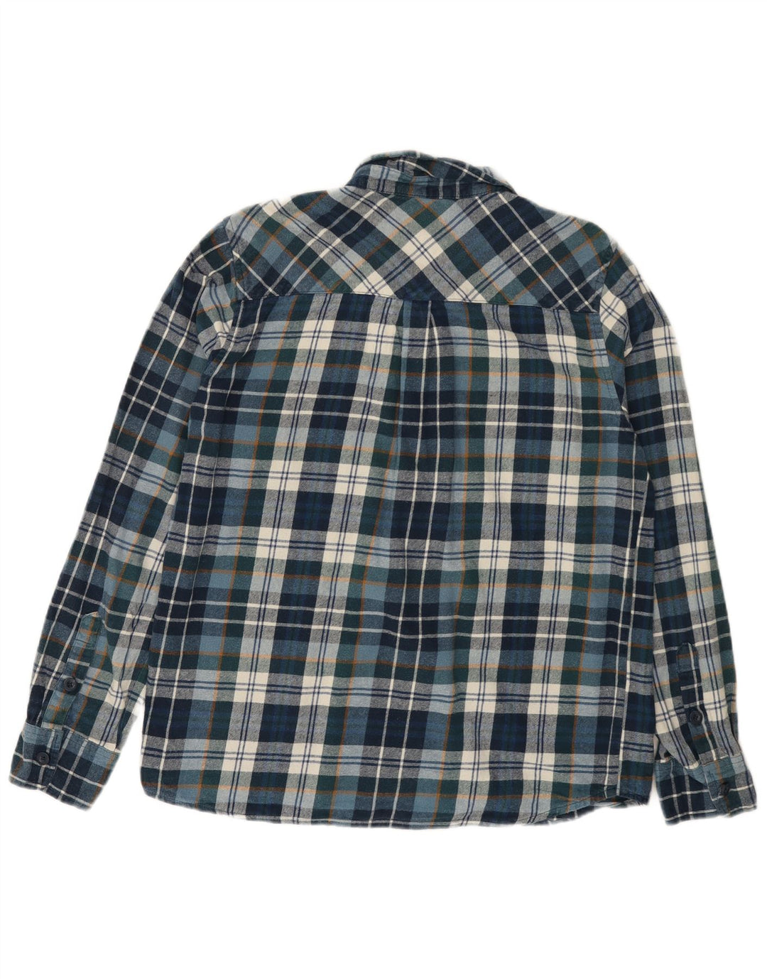 Męska koszula flanelowa MOUNTAIN WAREHOUSE, duża, niebieska, bawełniana w kratę